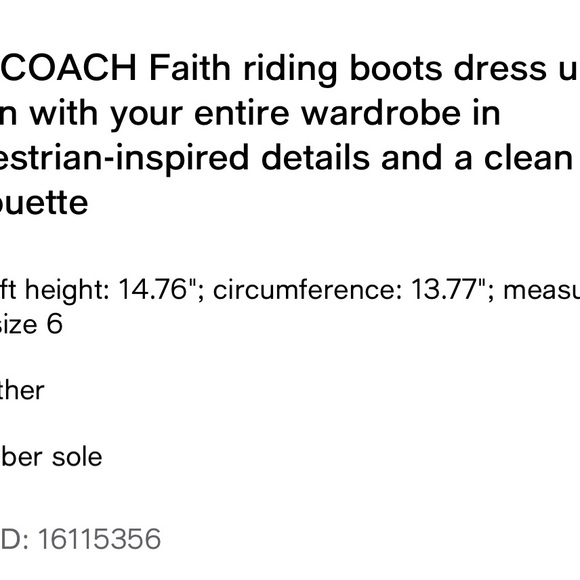 Coach riding boots - Picture 3 of 12